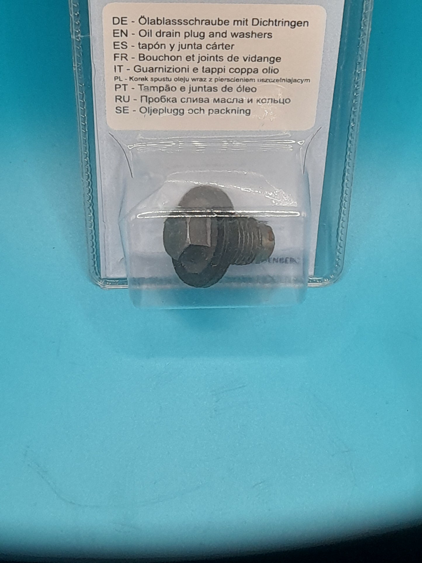 Mini Cooper Oil pan drain plug