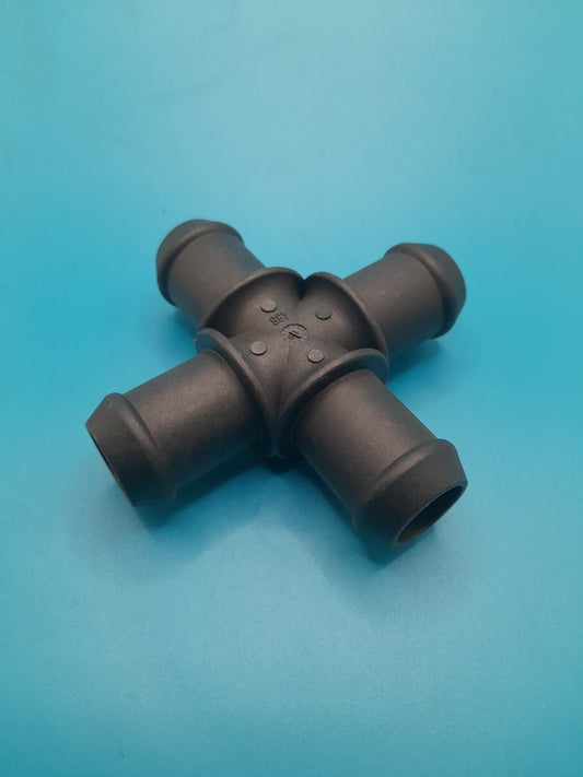 Mini cooper heater hose cross fitting
