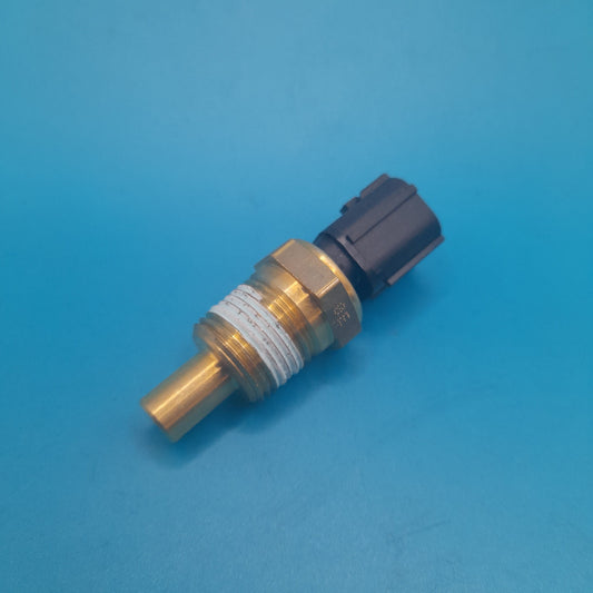 A Coolant Temperature Sensor for a Mini Cooper, featuring a brass body with a black connector.R50,R52 , R53 2001-2006