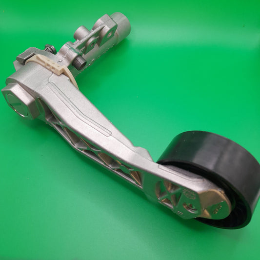 A Drive Belt Tensioner assembly for R55 & R56 MINI, featuring a metallic tensioner.