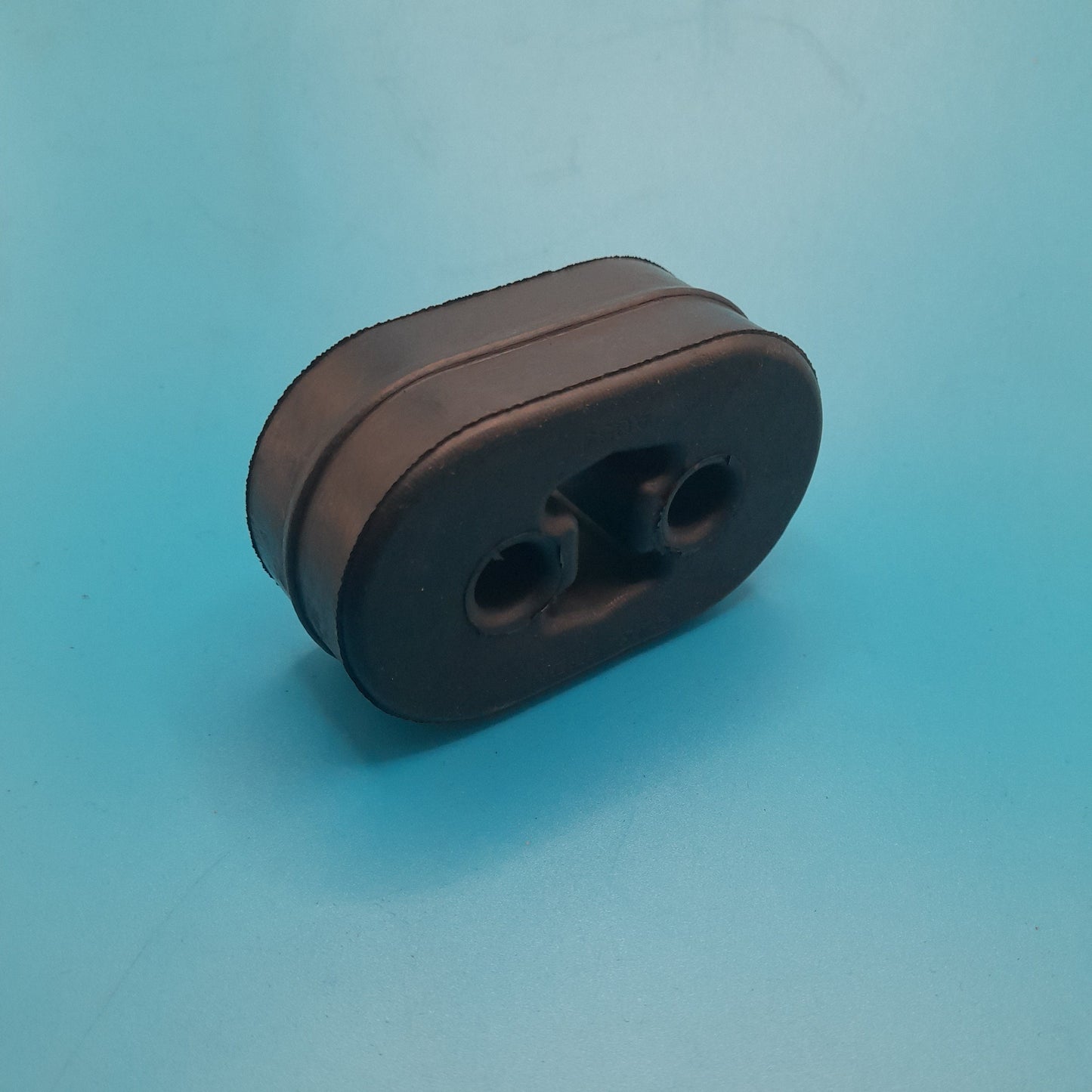 A black rubber exhaust hanger for a Mini Cooper S models R50,R52&R53
