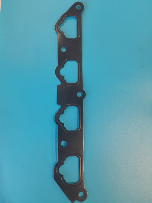 A Mini Cooper s inlet manifold gasket, with a blue background, designed for R52 and R53 Mini Cooper S models.