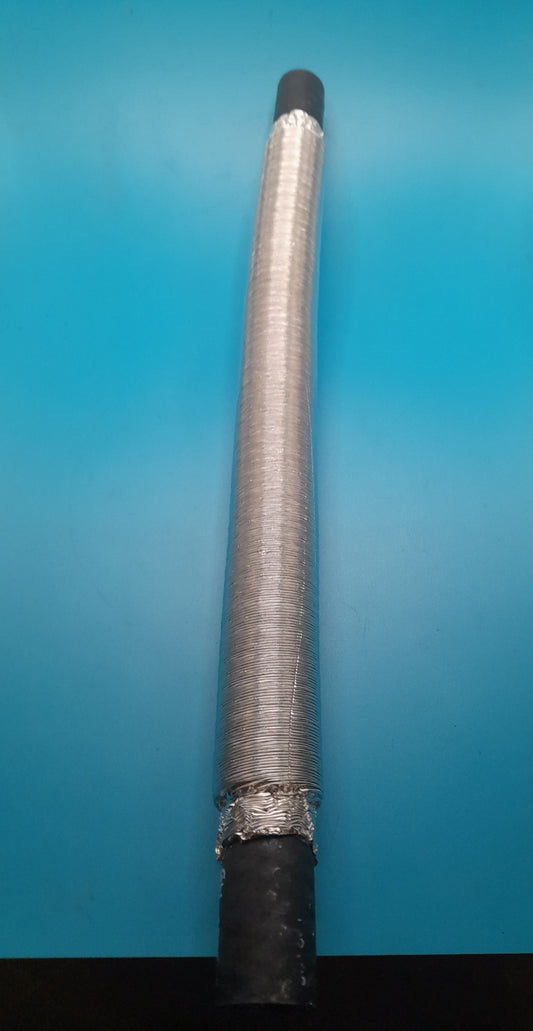 A power steering pump feed hose with shielding for mini cooper models R50,R52 & R53 Na and cooper s.